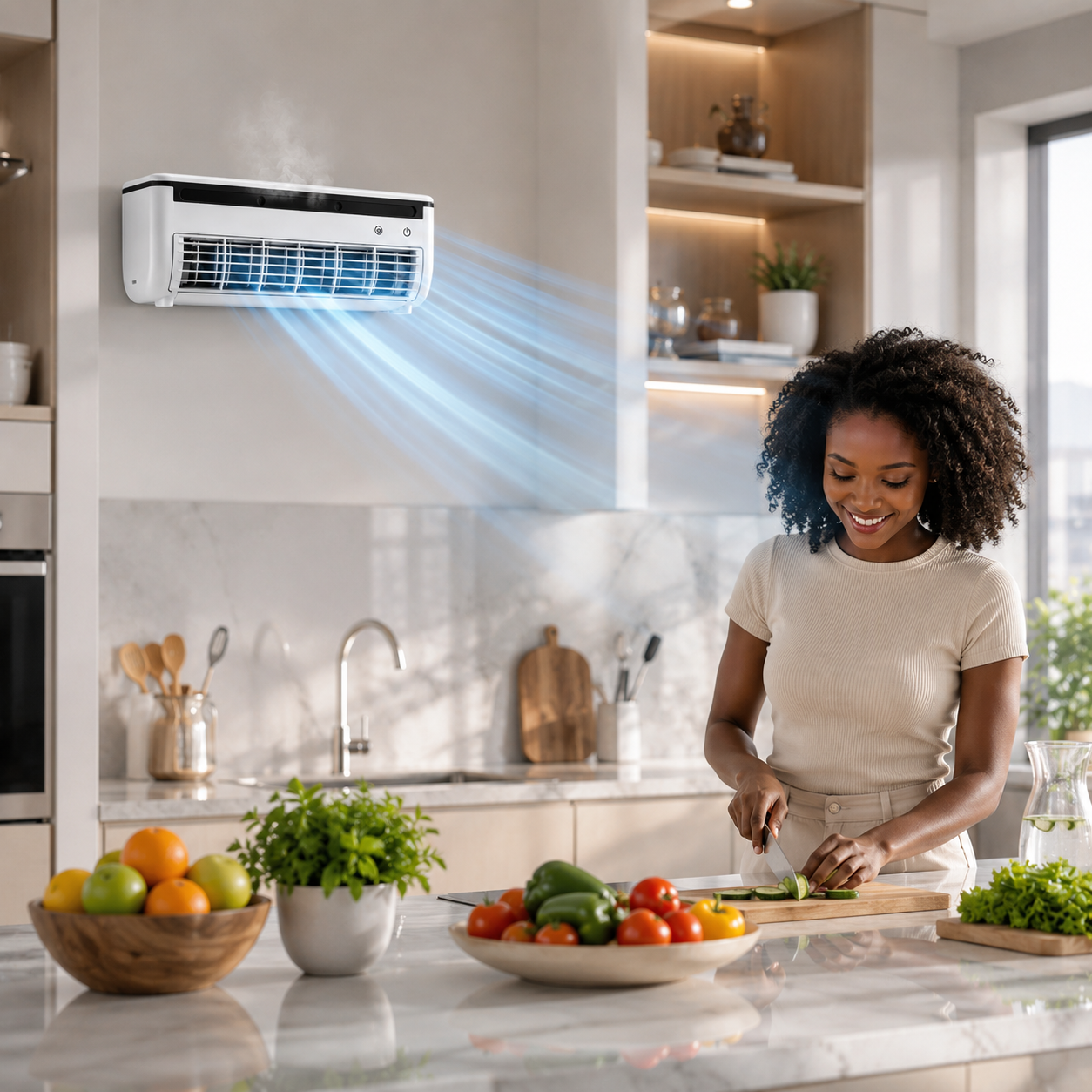 Mini Climatiseur Portable avec Brumisateur – Ventilateur Rechargeable 6000mAh