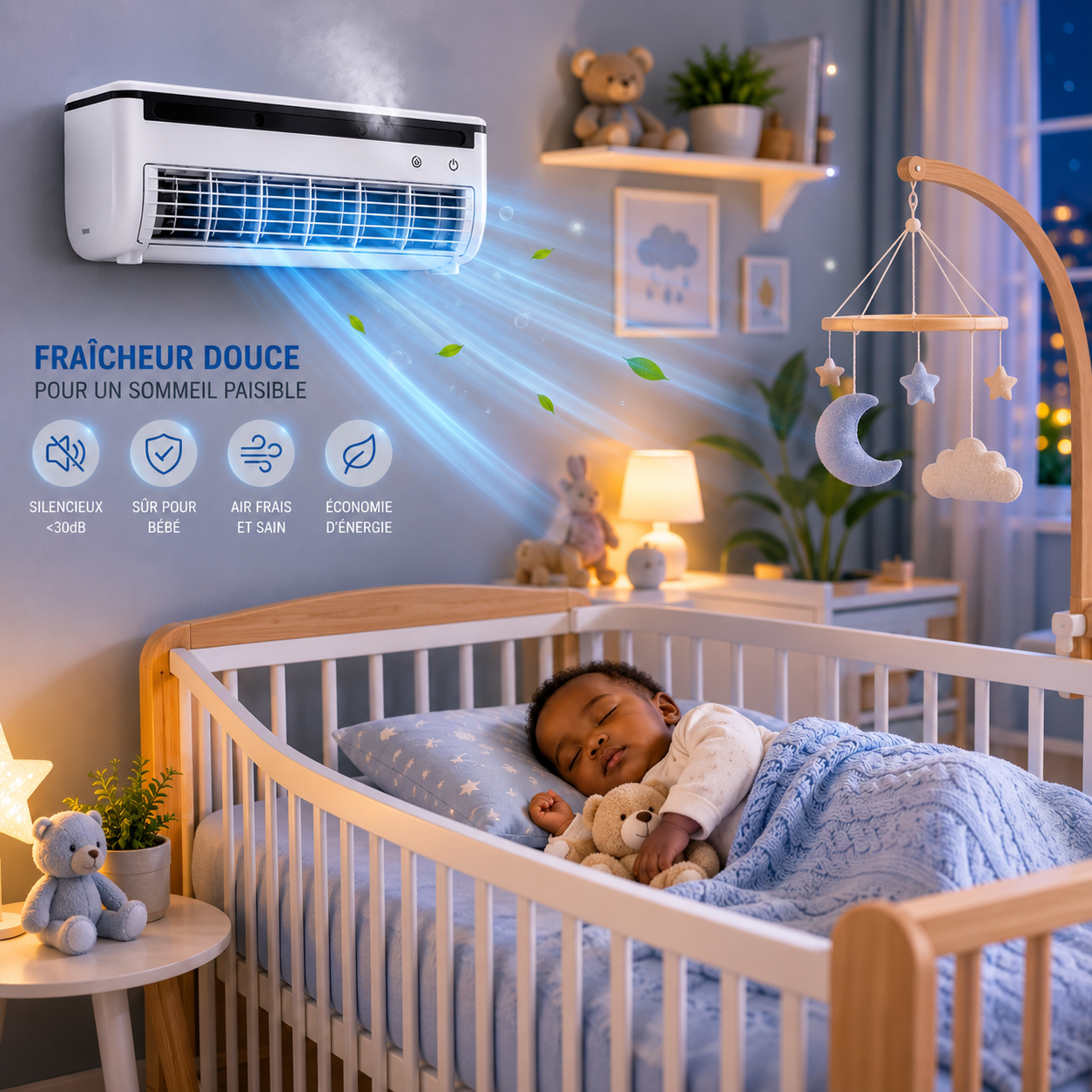 Mini Climatiseur Portable avec Brumisateur – Ventilateur Rechargeable 6000mAh