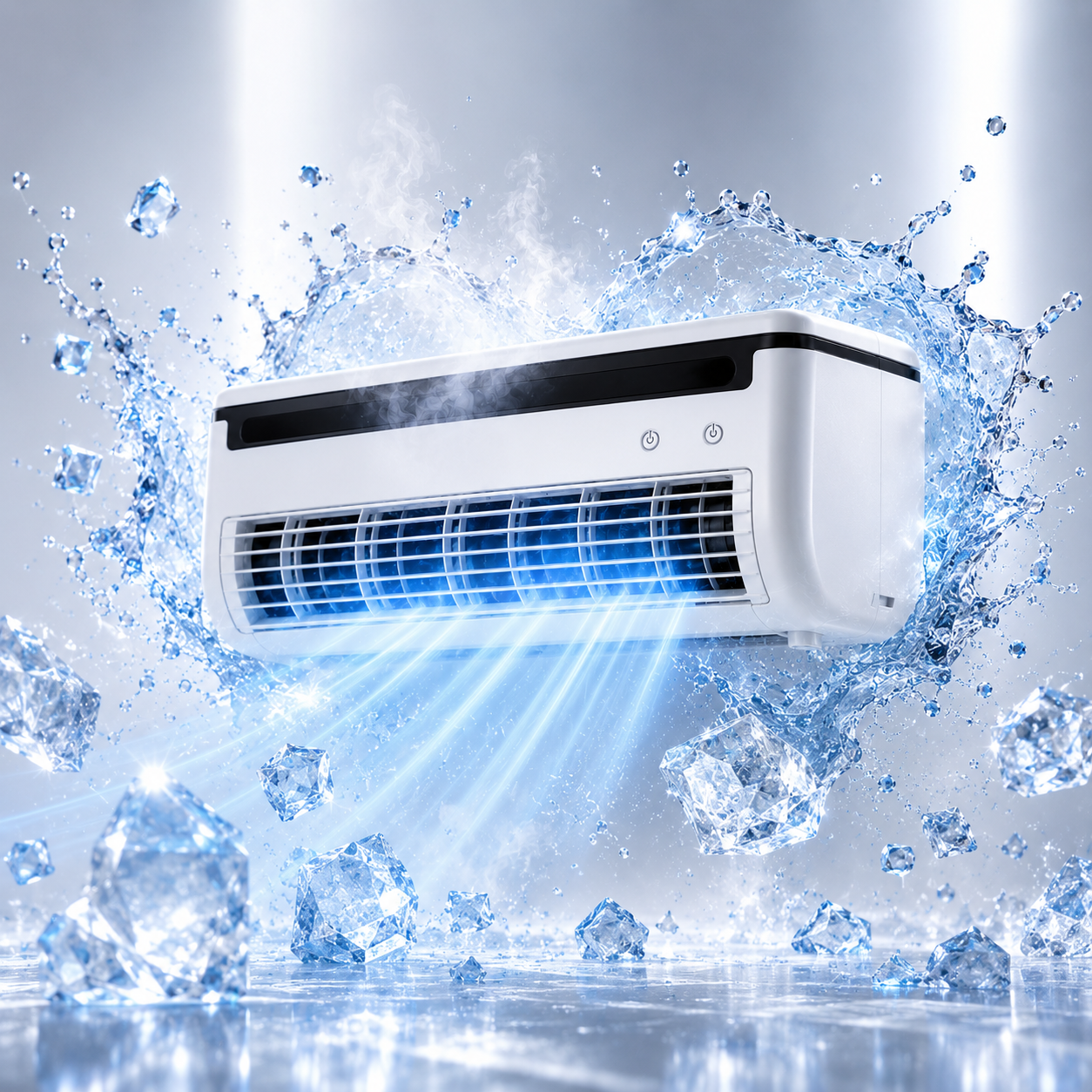 Mini Climatiseur Portable avec Brumisateur – Ventilateur Rechargeable 6000mAh