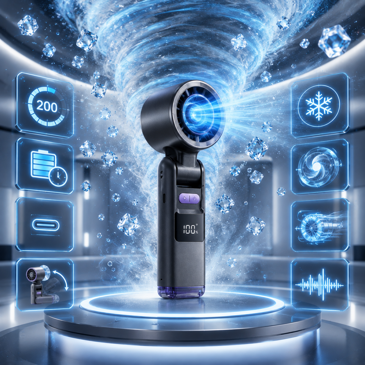 🔥 PROMO -50 % | ❄️ Mini Climatiseur Portable USB – Rafraîchissez-vous Instantanément !