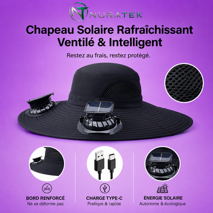 The Solar Ventilated Hat That Keeps You Cool Even in 40°C