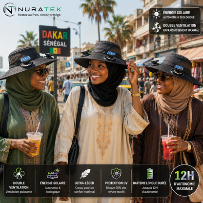 The Solar Ventilated Hat That Keeps You Cool Even in 40°C
