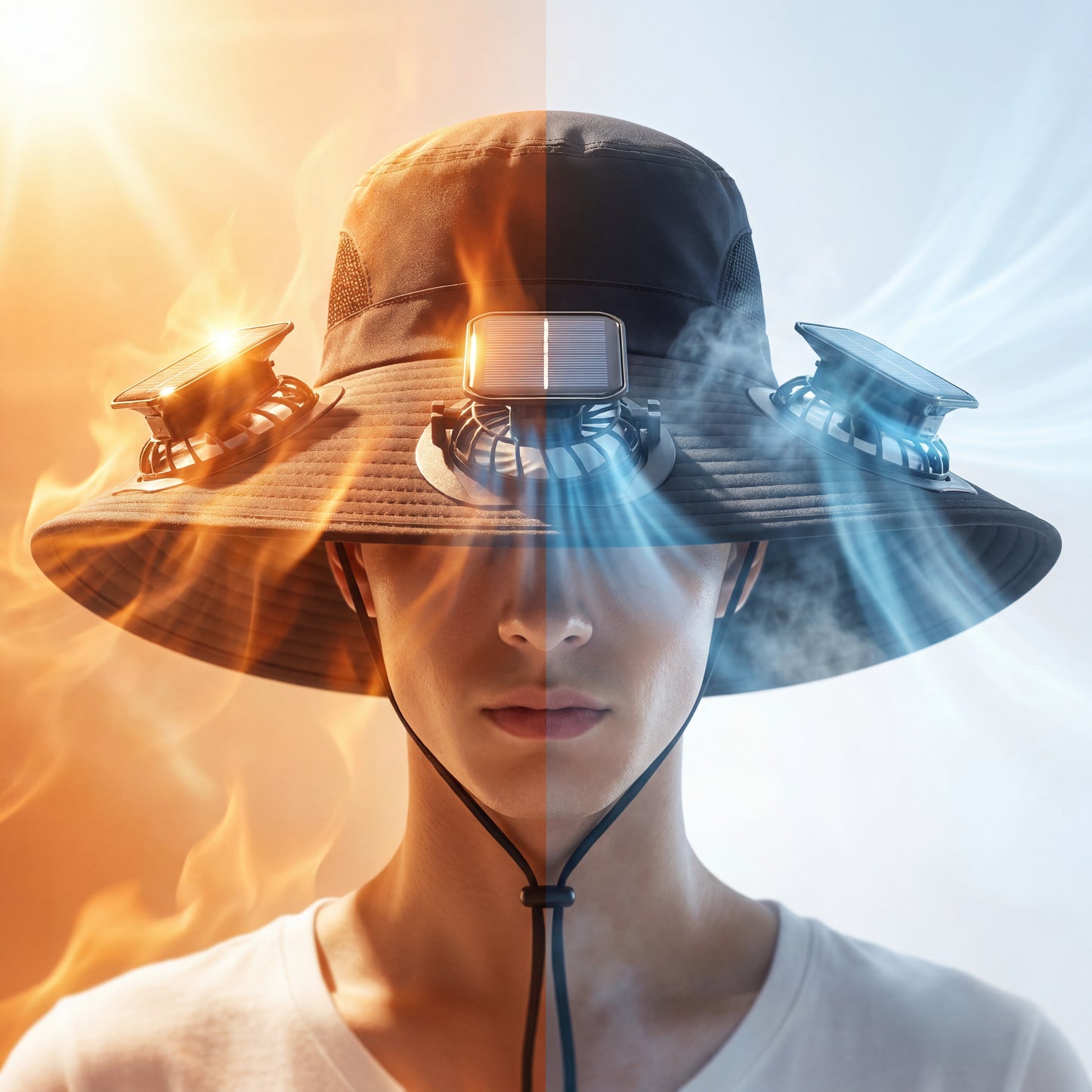 The Solar Ventilated Hat That Keeps You Cool Even in 40°C
