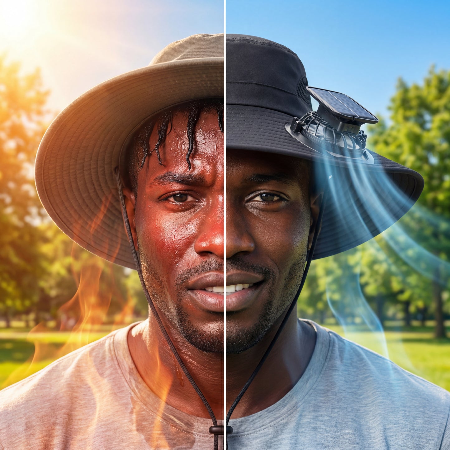 The Solar Ventilated Hat That Keeps You Cool Even in 40°C