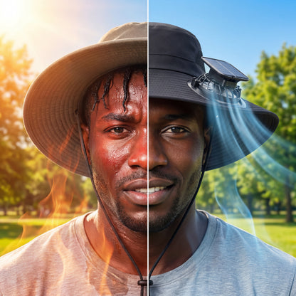 The Solar Ventilated Hat That Keeps You Cool Even in 40°C